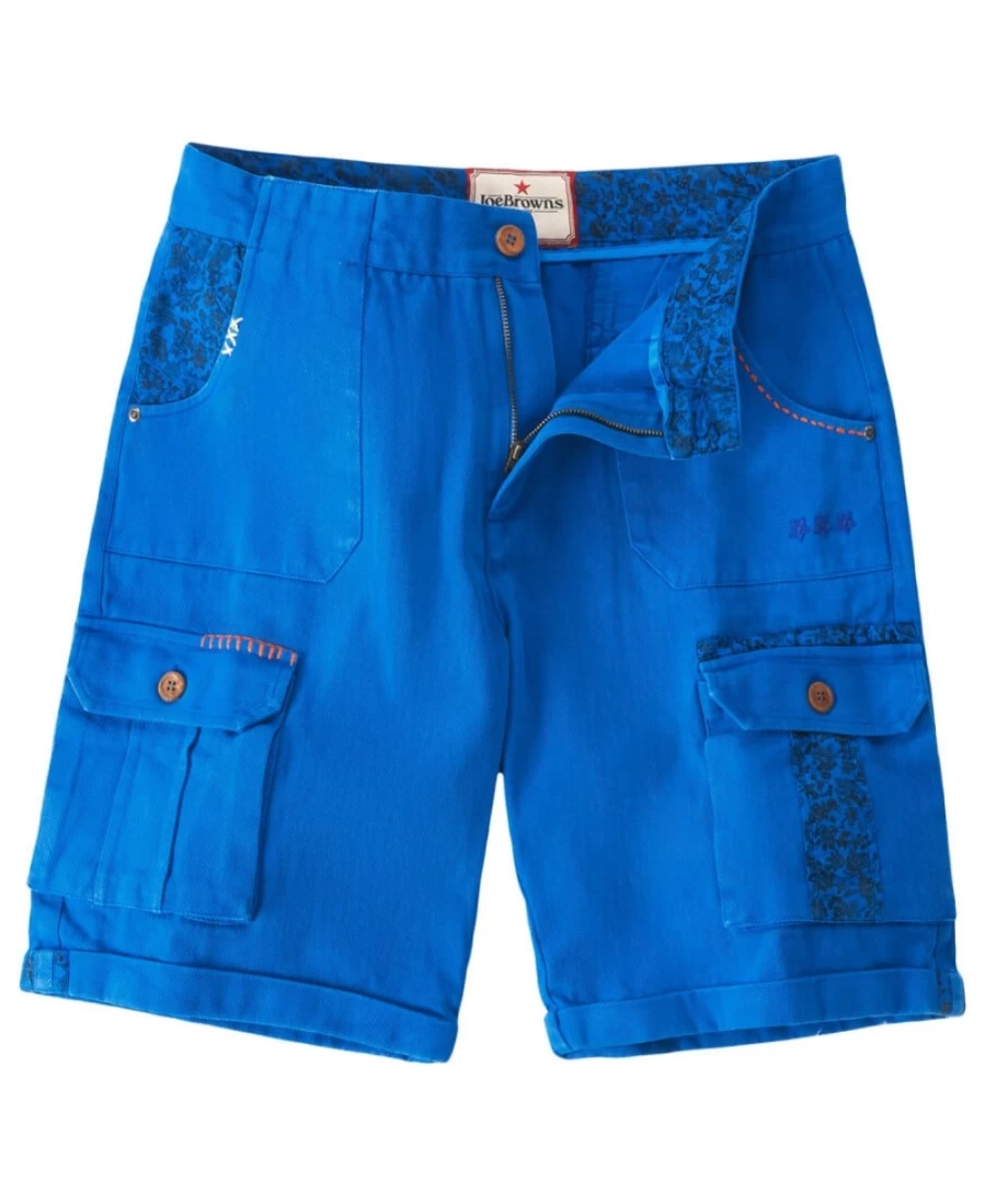 Joe Browns Men's Blue Customizable Cool Shorts - Personalized Design