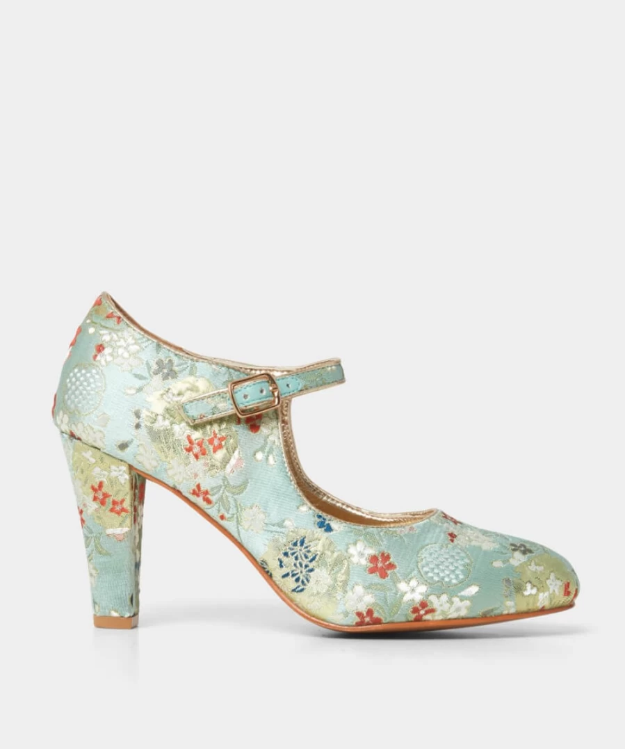 Joe Browns Women's Pale Jade Imperial Gardens Shoes – Comfort & Style