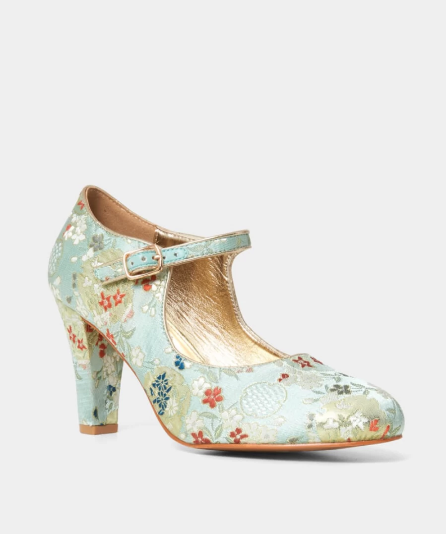 Joe Browns Women's Pale Jade Imperial Gardens Shoes – Comfort & Style