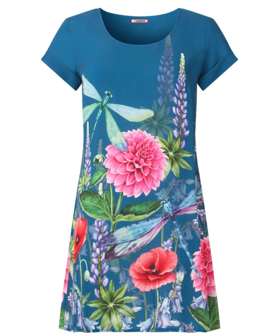 Joe Browns Women's Blue Darling Dragonfly Tunic Top