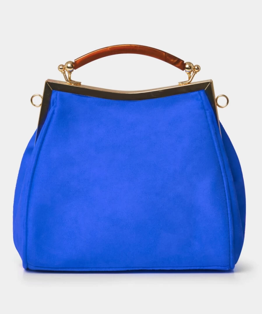 "Joe Browns Women's Bright Blue Vintage Style Bag – Sensational Retro Handbag"