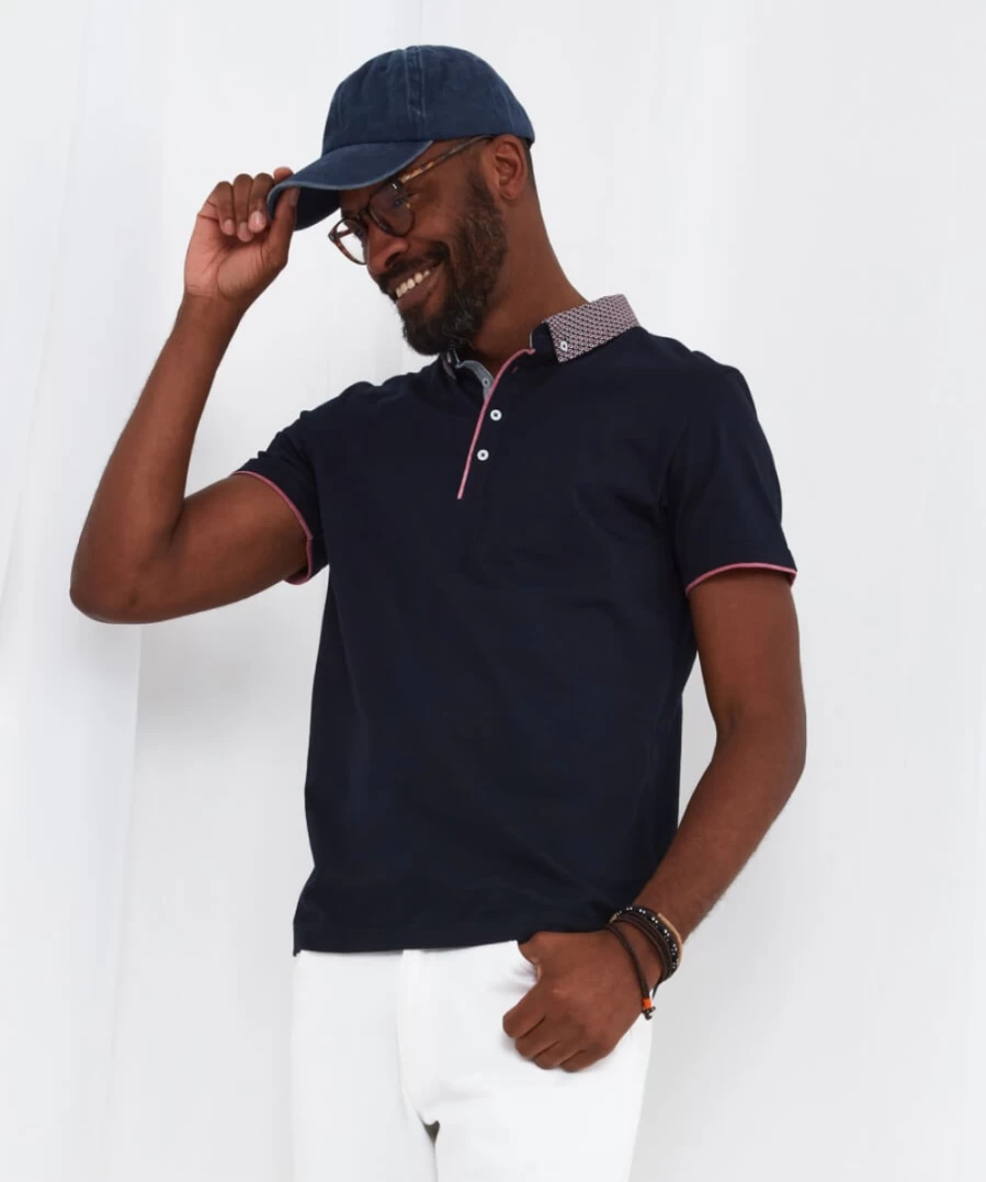 Joe Browns Men's Navy Smart Polo Shirt – Premium Comfort & Style