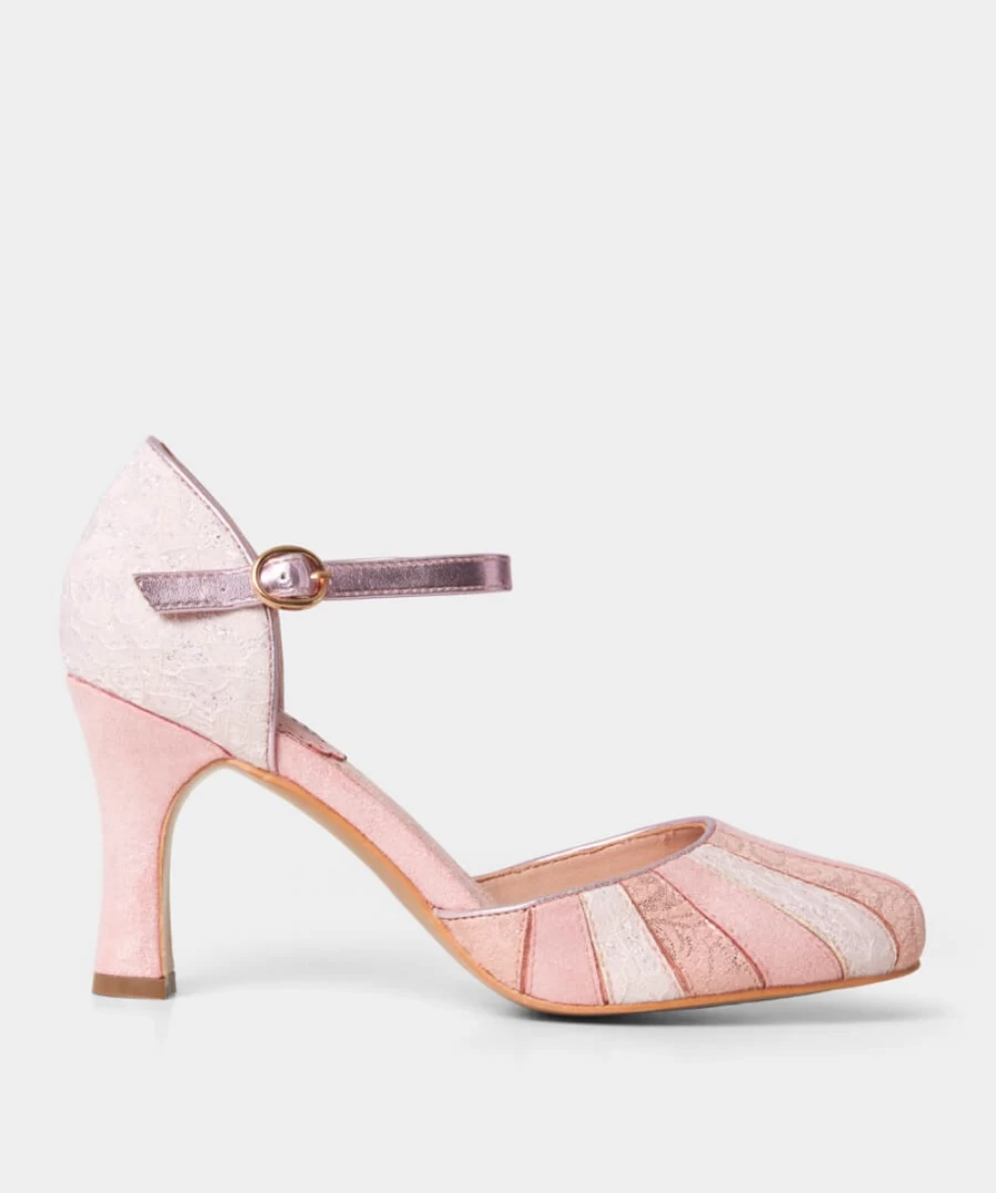 Joe Browns Women's Pink Occasion Shoes - Elegant Art-Inspired Footwear