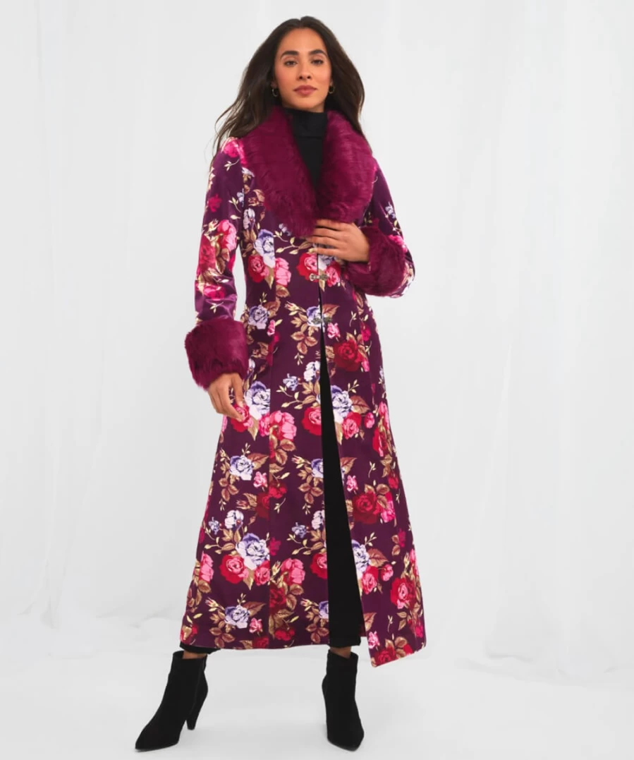 Joe Browns Women's Plum Boutique Coat | Jane's Stylish Outerwear