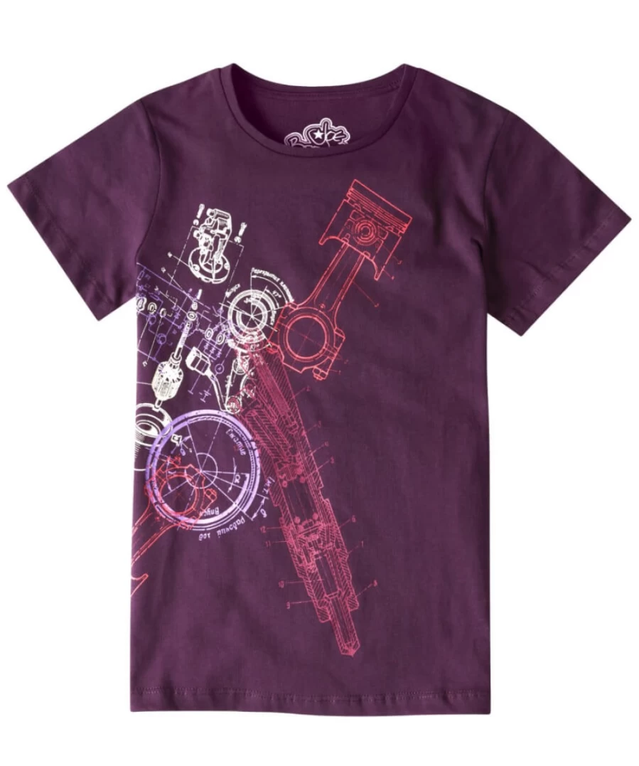 Joe Browns Kids Purple Engine Graphic Tee