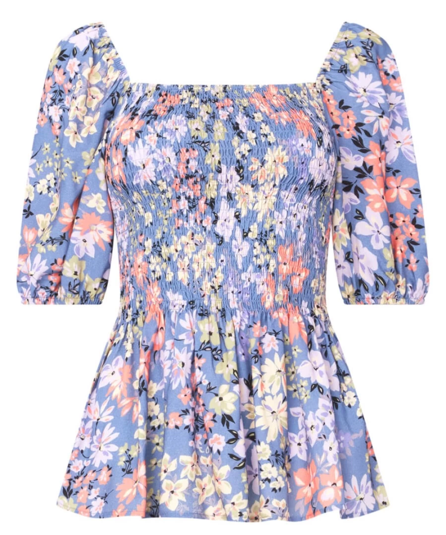 "Joe Browns Women's Pretty As A Picture Top in Multi Color - Stylish Floral Print Blouse"