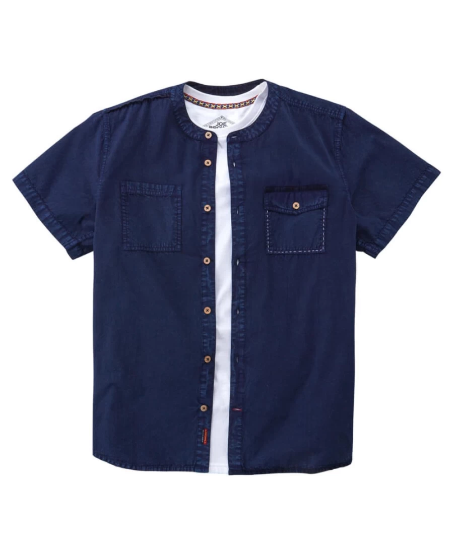 Joe Browns Men's Navy Custom Tailored Shirt – Premium Fit & Style