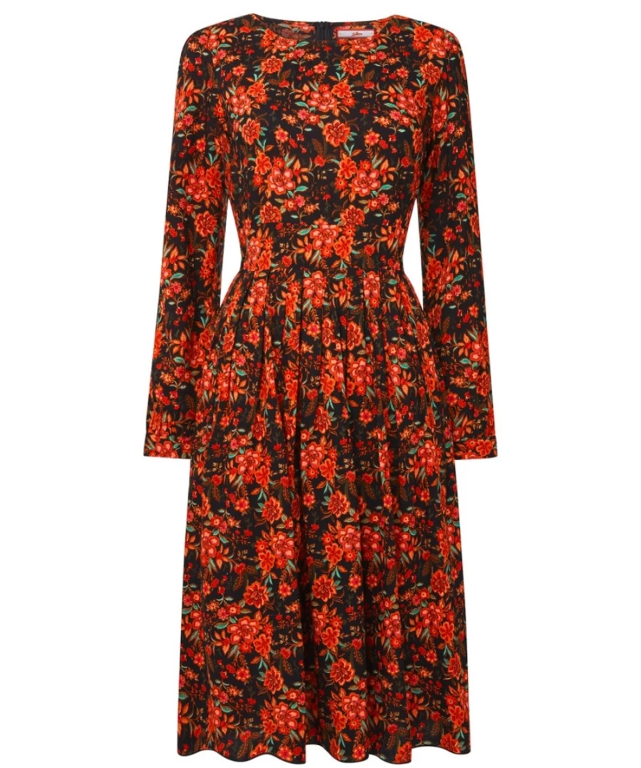 Joe Browns Women's Autumn Floral Print Dress in Multi Color