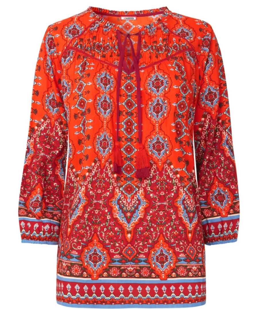 Joe Browns Women's Erin Boho Top in Multi Color – Stylish Floral Print Blouse
