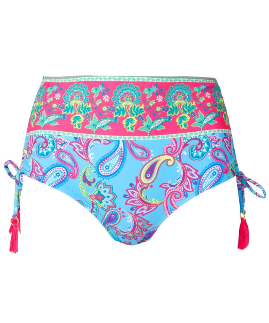 Joe Browns Women's Blue Multi Boho Brief - Maldives Inspired Beach Shorts