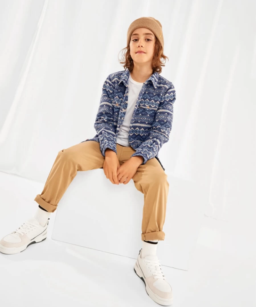 "Joe Browns Kids Blue Fresh And Funky Shirt - Stylish Children's Top"