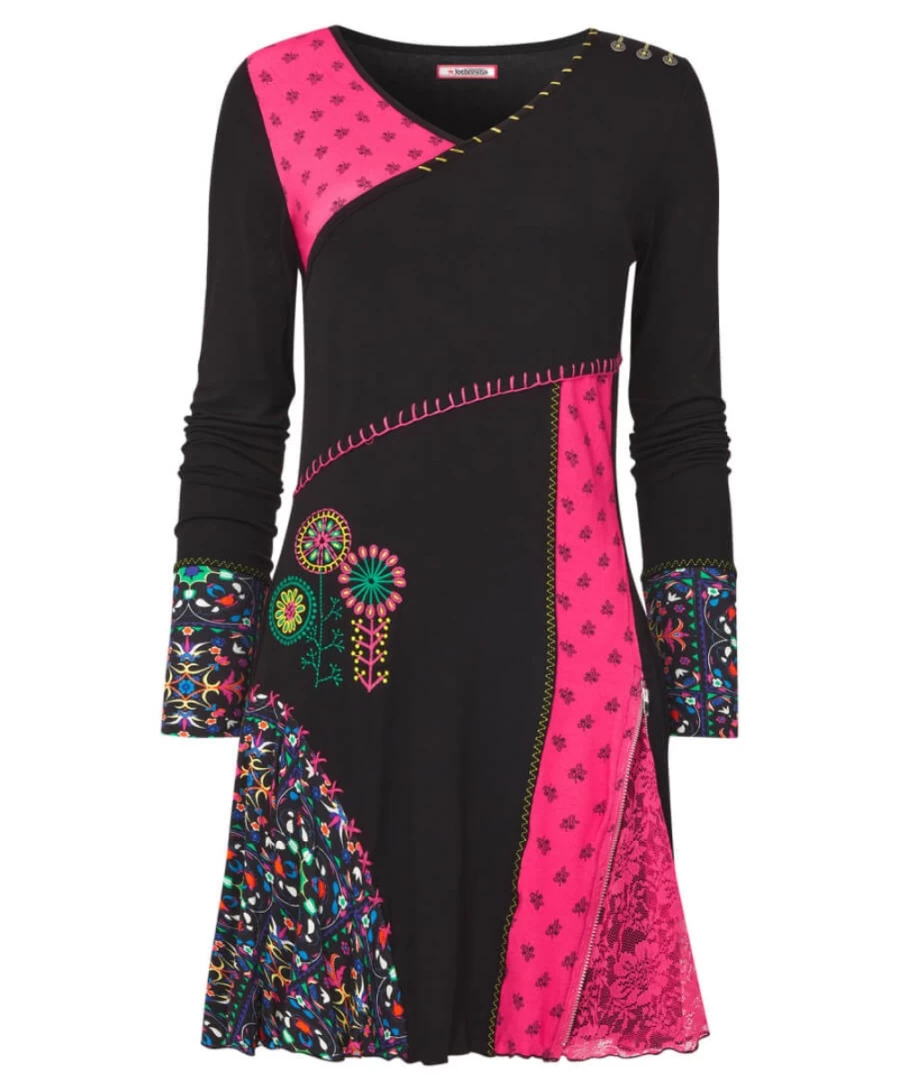 Joe Browns Women's Black Fun Times Tunic Top for Casual Wear