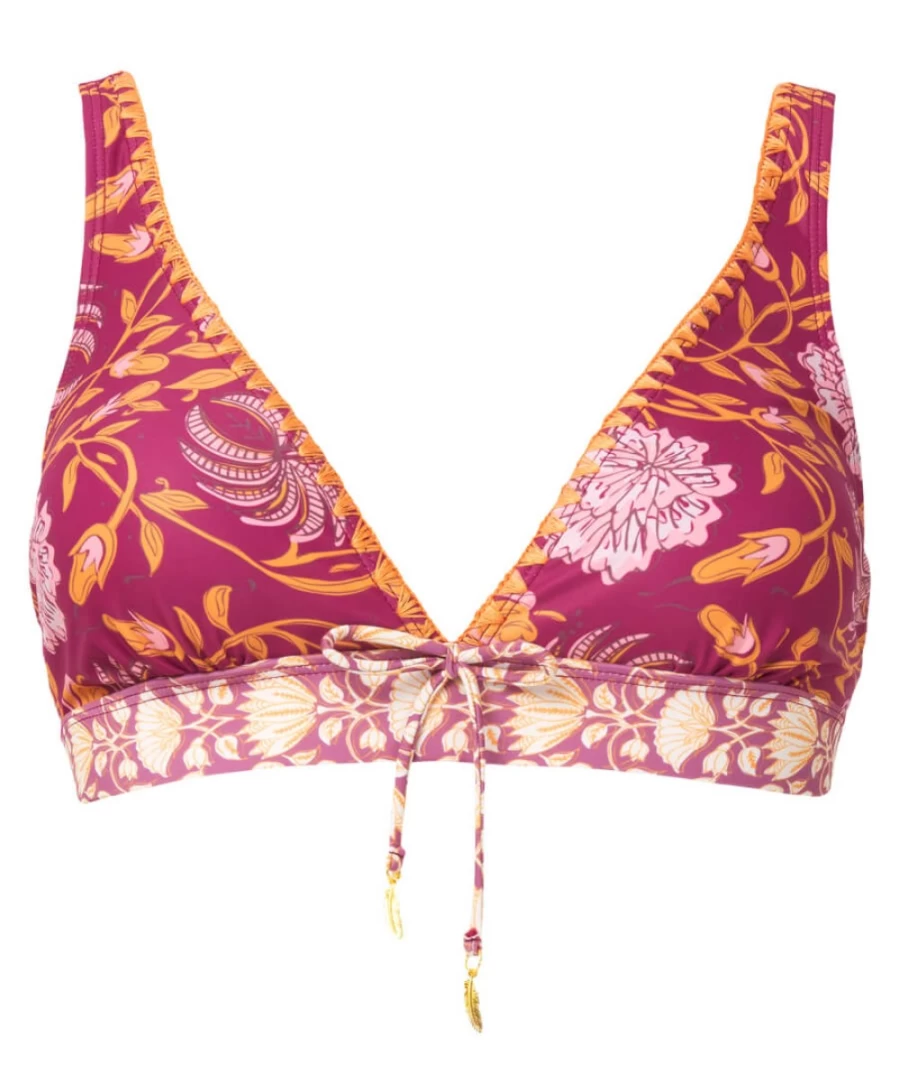 Joe Browns Women's Raspberry Multi Mexicano Boho Bikini Top