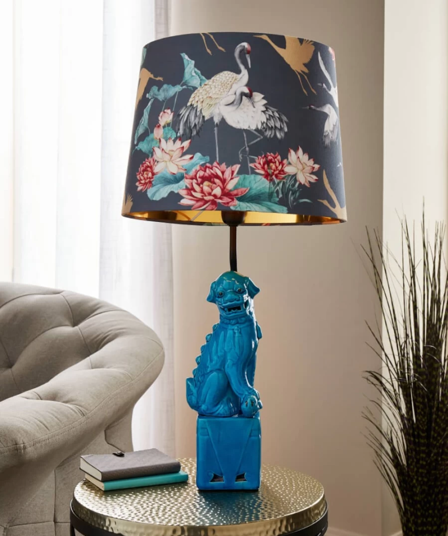 Joe Browns Multi-Color Foo Dog Table Lamp – Unique Decorative Lighting