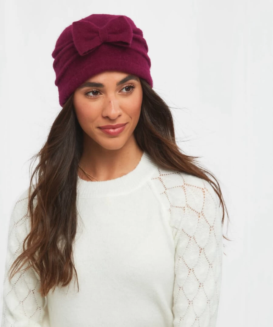 Joe Browns Women's Damson Wool Cloche Hat - Miss Brookes Style