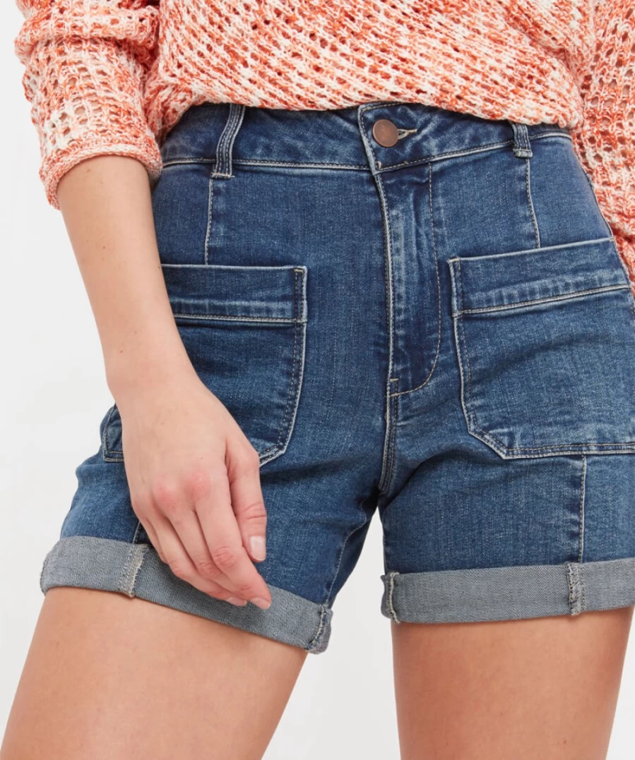 "Joe Browns Women's Blue Perfect Pocket Shorts | Stylish & Comfortable"
