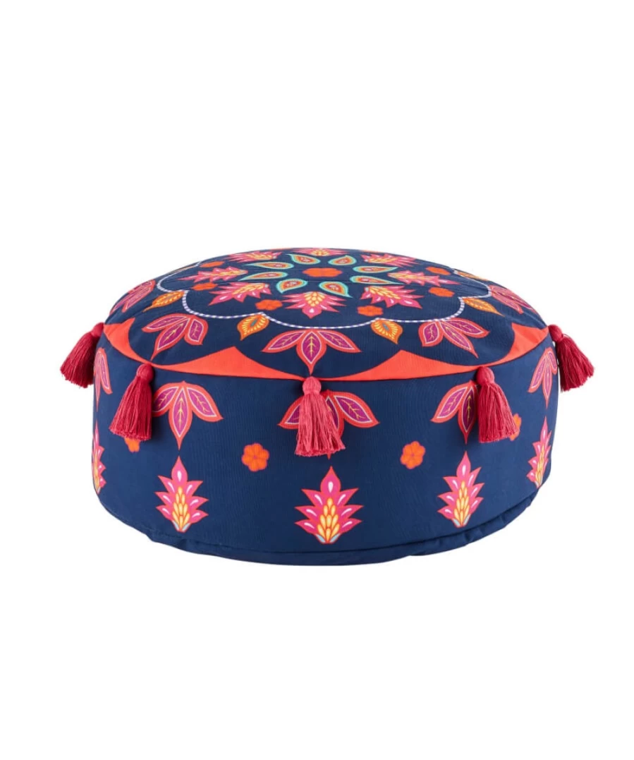 Joe Browns Multi-Colored Fabulous Florals Outdoor Floor Cushion - Waterproof Garden Seat Pad