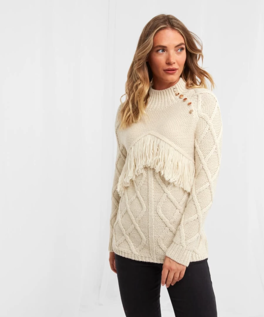 "Joe Browns Women's Natural Winter Jumper – Cozy & Stylish Knit Sweater"