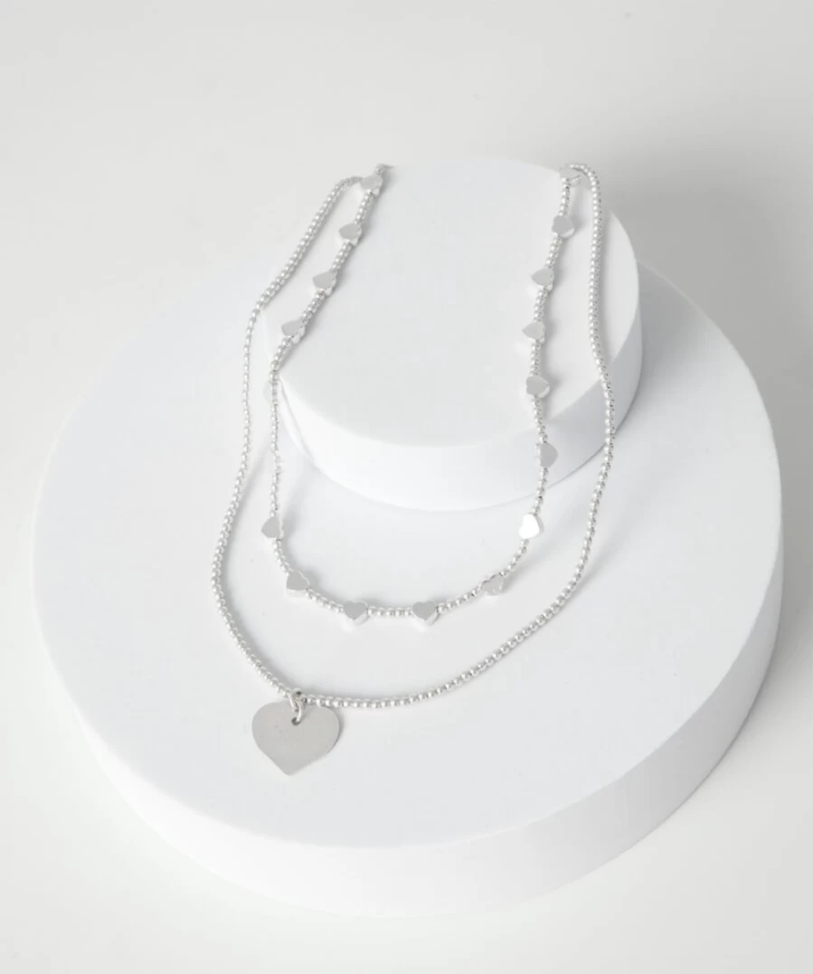 Joe Browns Silver Heart Charm Necklace for Women - Handmade Jewelry Gift