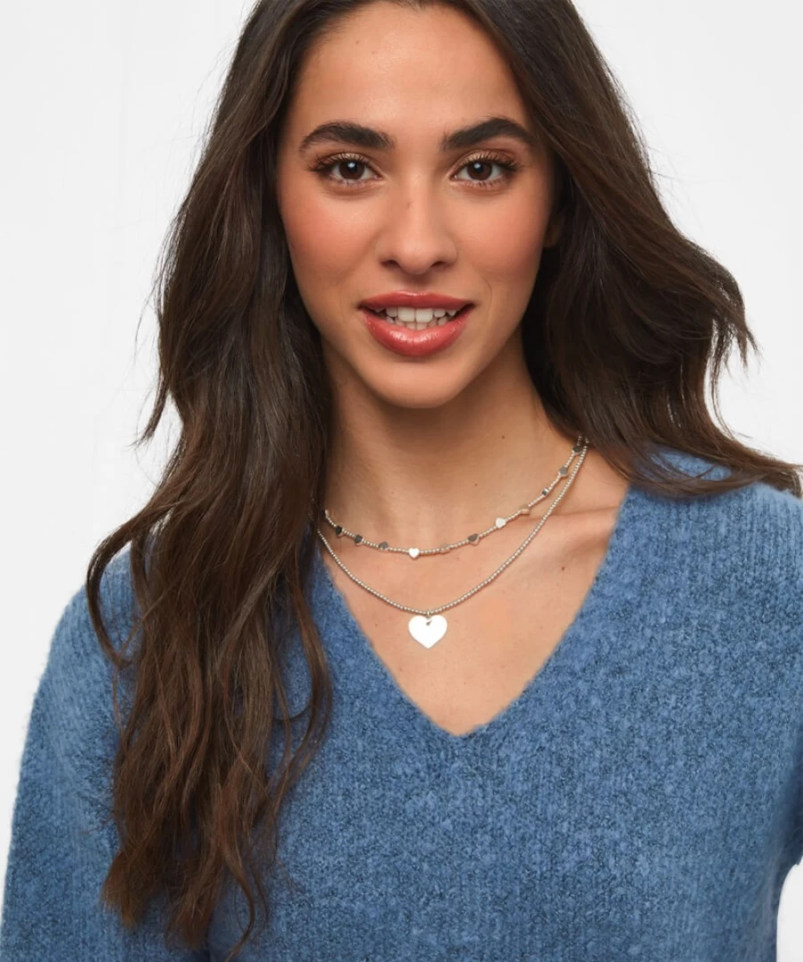 Joe Browns Silver Heart Charm Necklace for Women - Handmade Jewelry Gift