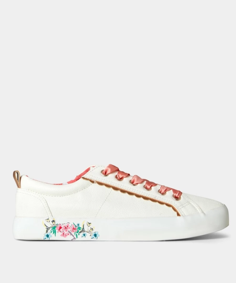Joe Browns Women's White Multi Printed Pumps - Fantastic Day Design