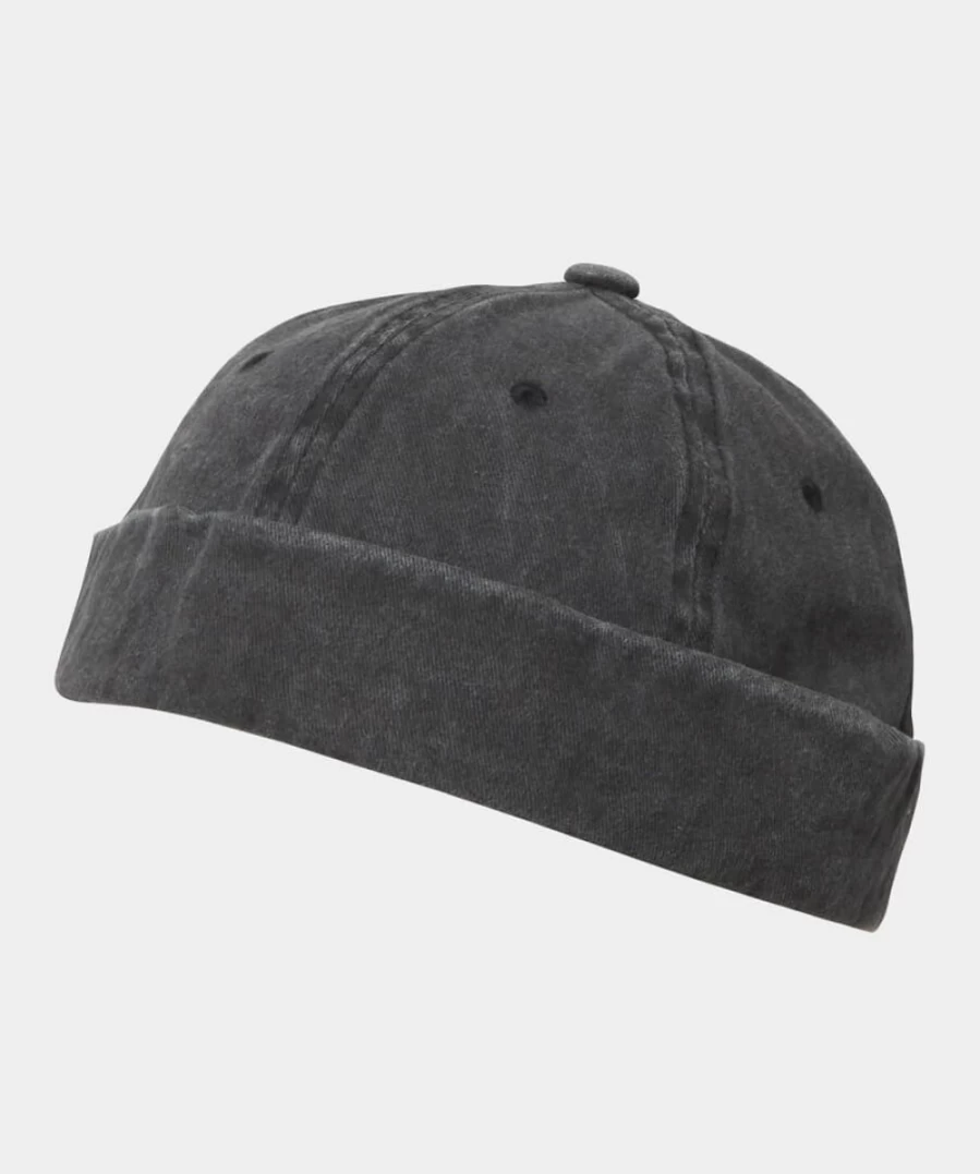 Joe Browns Men's Washed Black Cotton Docker Hat