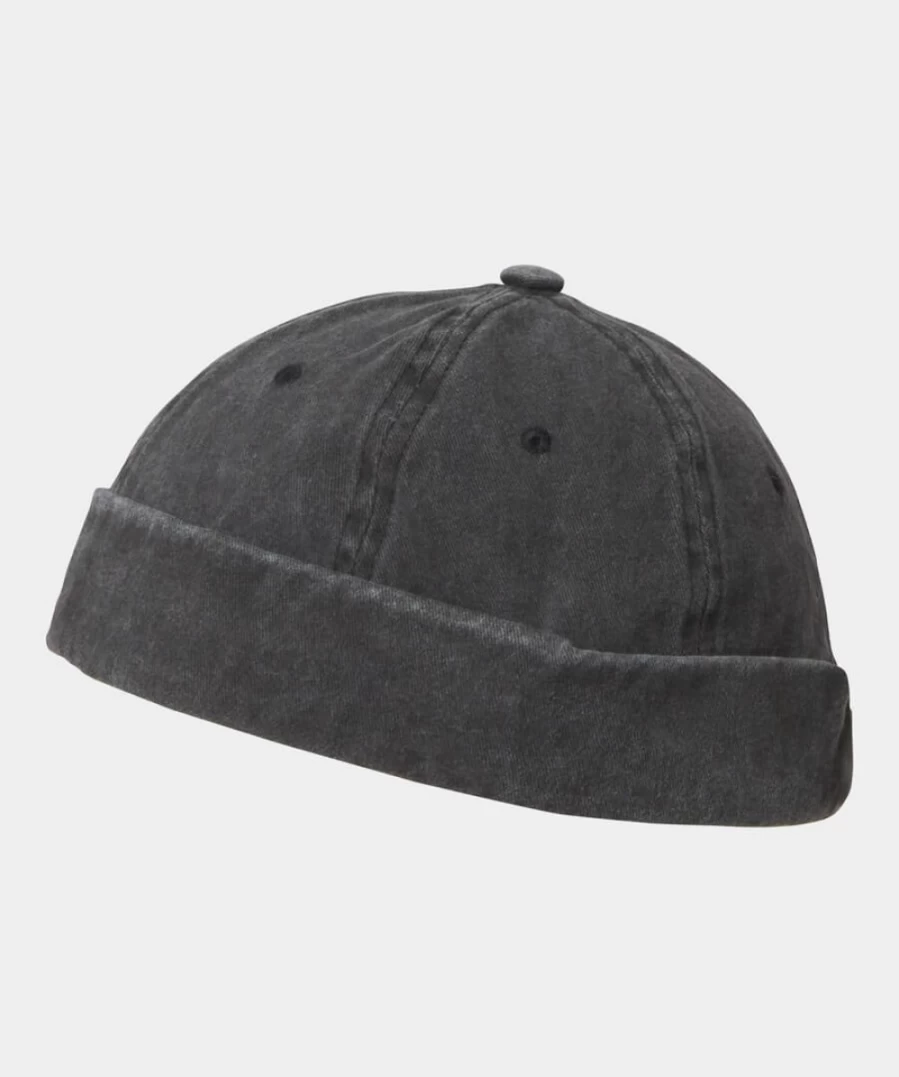 Joe Browns Men's Washed Black Cotton Docker Hat