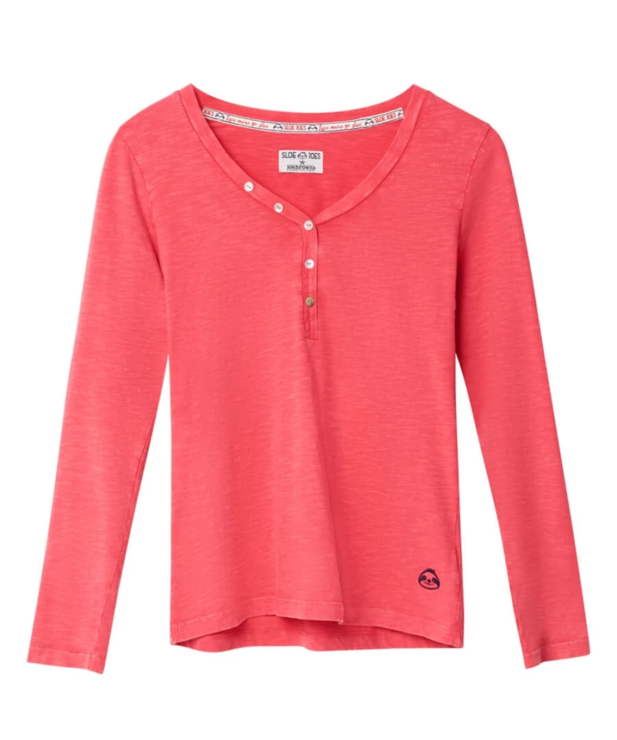 Joe Browns Women's Pink Heavenly Henley Top