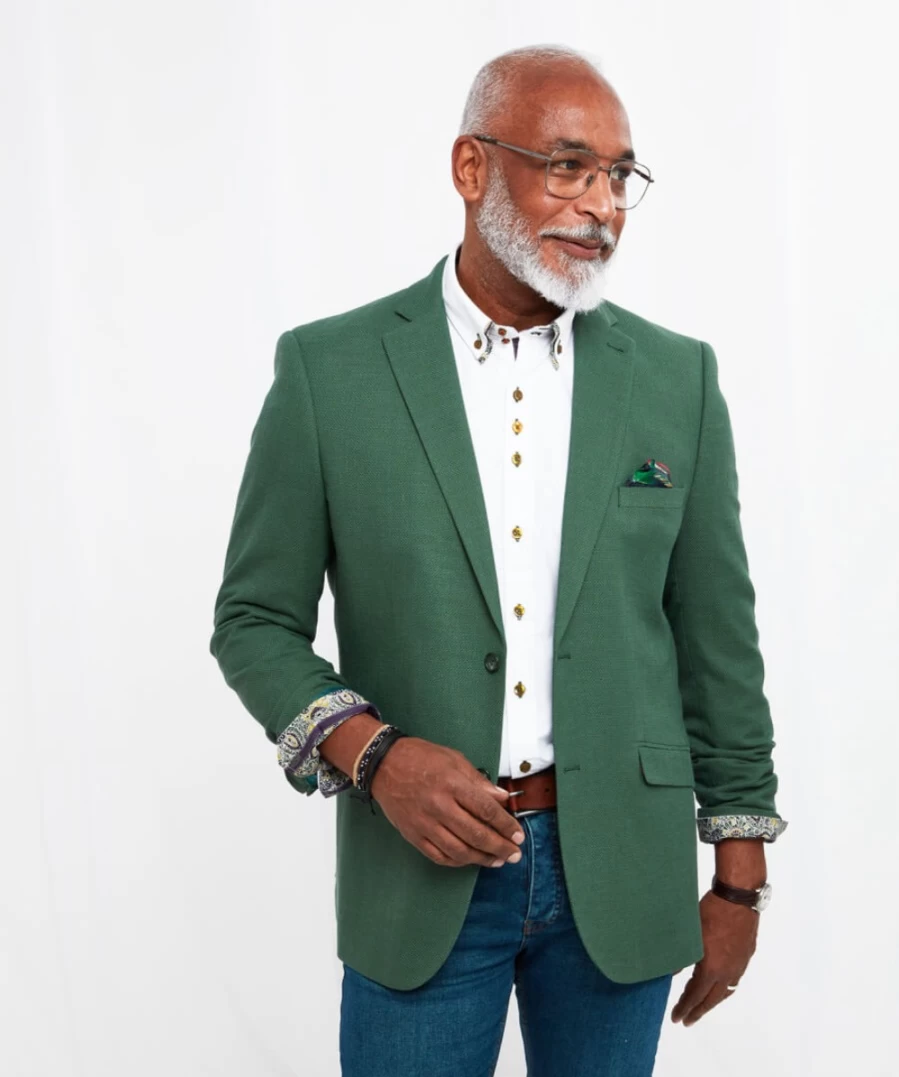 Joe Browns Men's Green Summer Blazer - Lightweight Stylish Jacket for Men