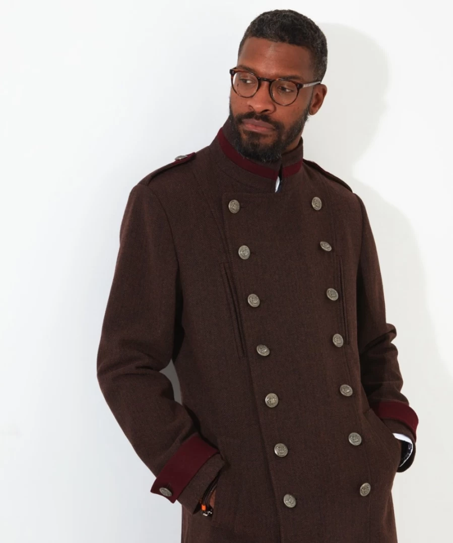Joe Browns Men's Chestnut All To Order Coat - Custom Tailored Overcoat for Men