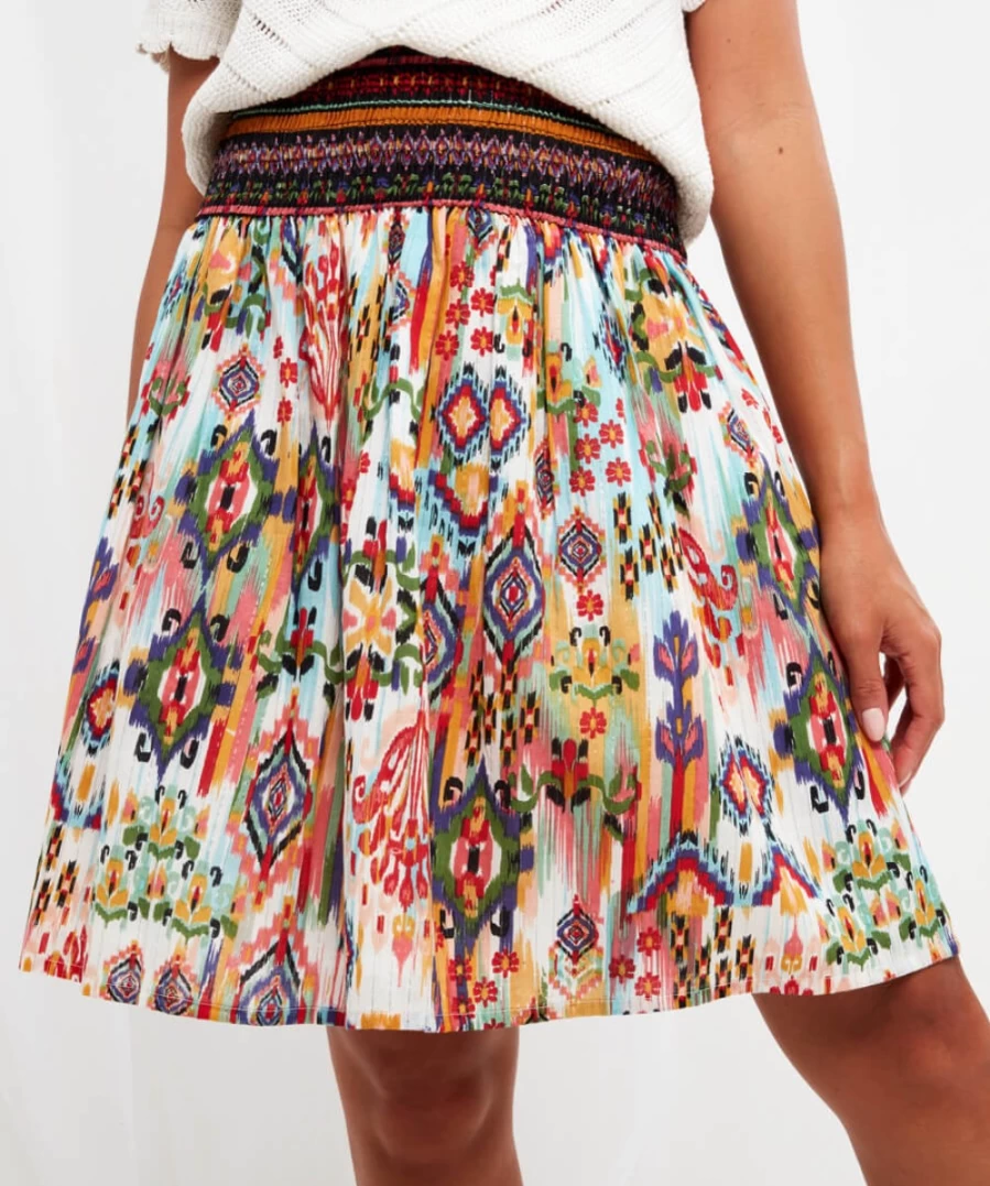 "Joe Browns Women's Joyful Mini Skirt in Multi Color - Stylish & Comfortable"