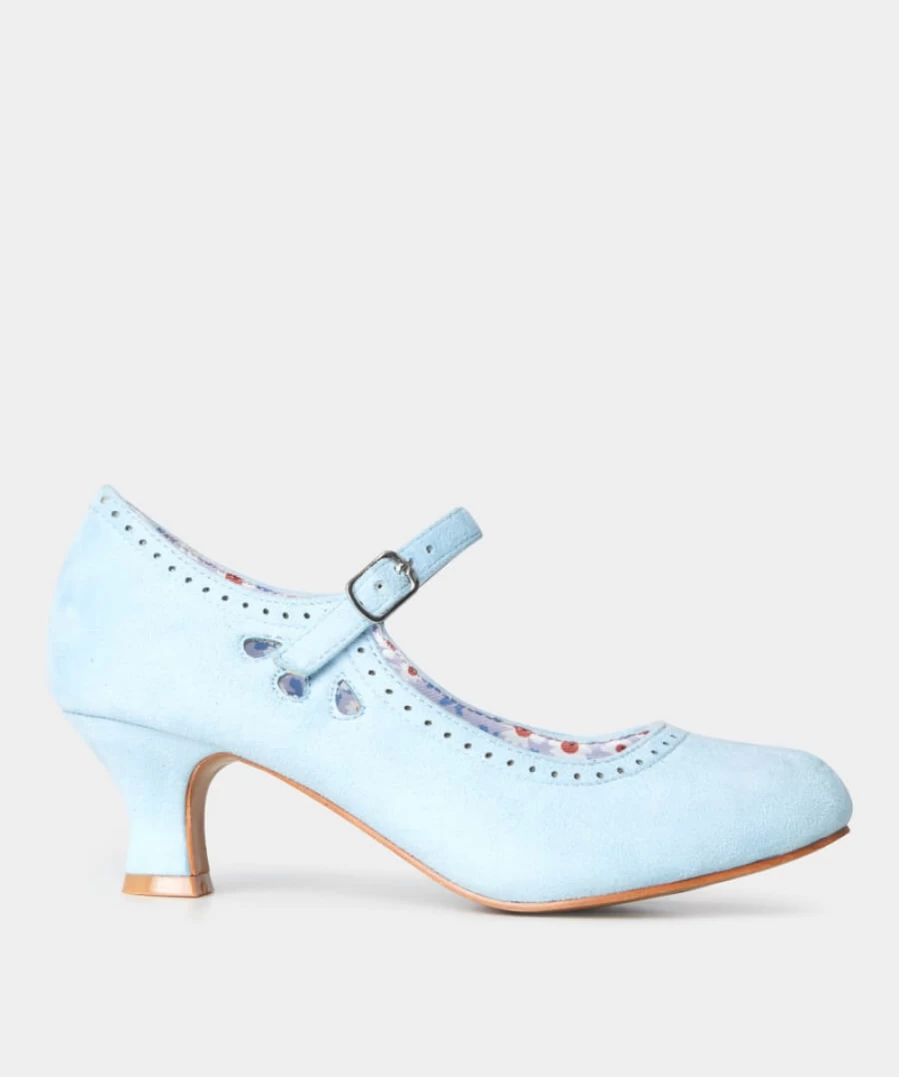 Joe Browns Women's Blue Song Bird Pretty Mary Janes Shoes
