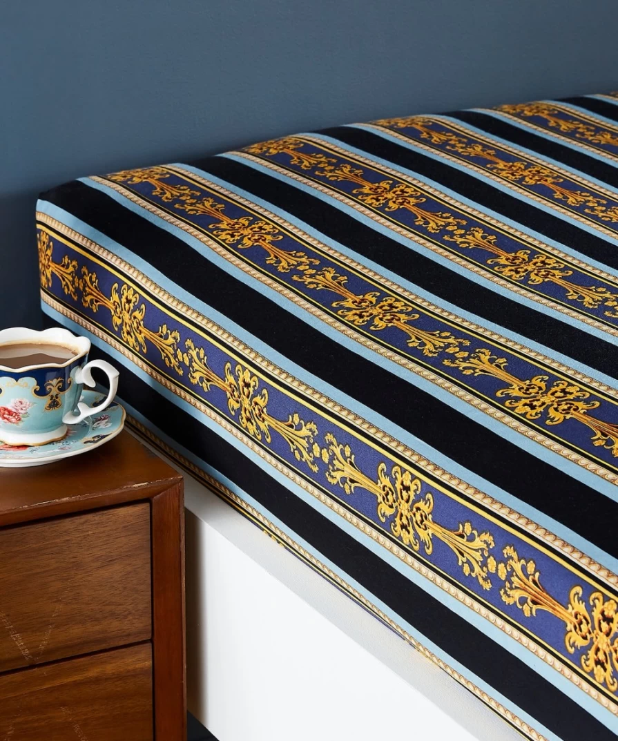 Joe Browns Regency Stripe Printed Fitted Sheet - Multi Color Striped Bedding