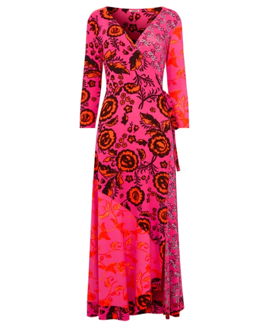 Joe Browns Women's Robyn Wrap Jersey Dress in Multi Color - Stylish & Comfortable Wrap Dress