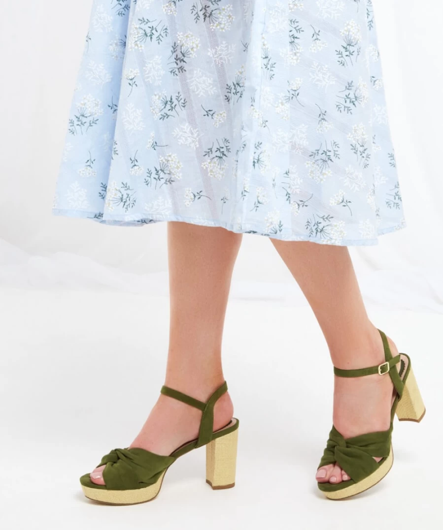 Joe Browns Women's Olive Chancery Lane Platform Shoes - Stylish & Comfortable