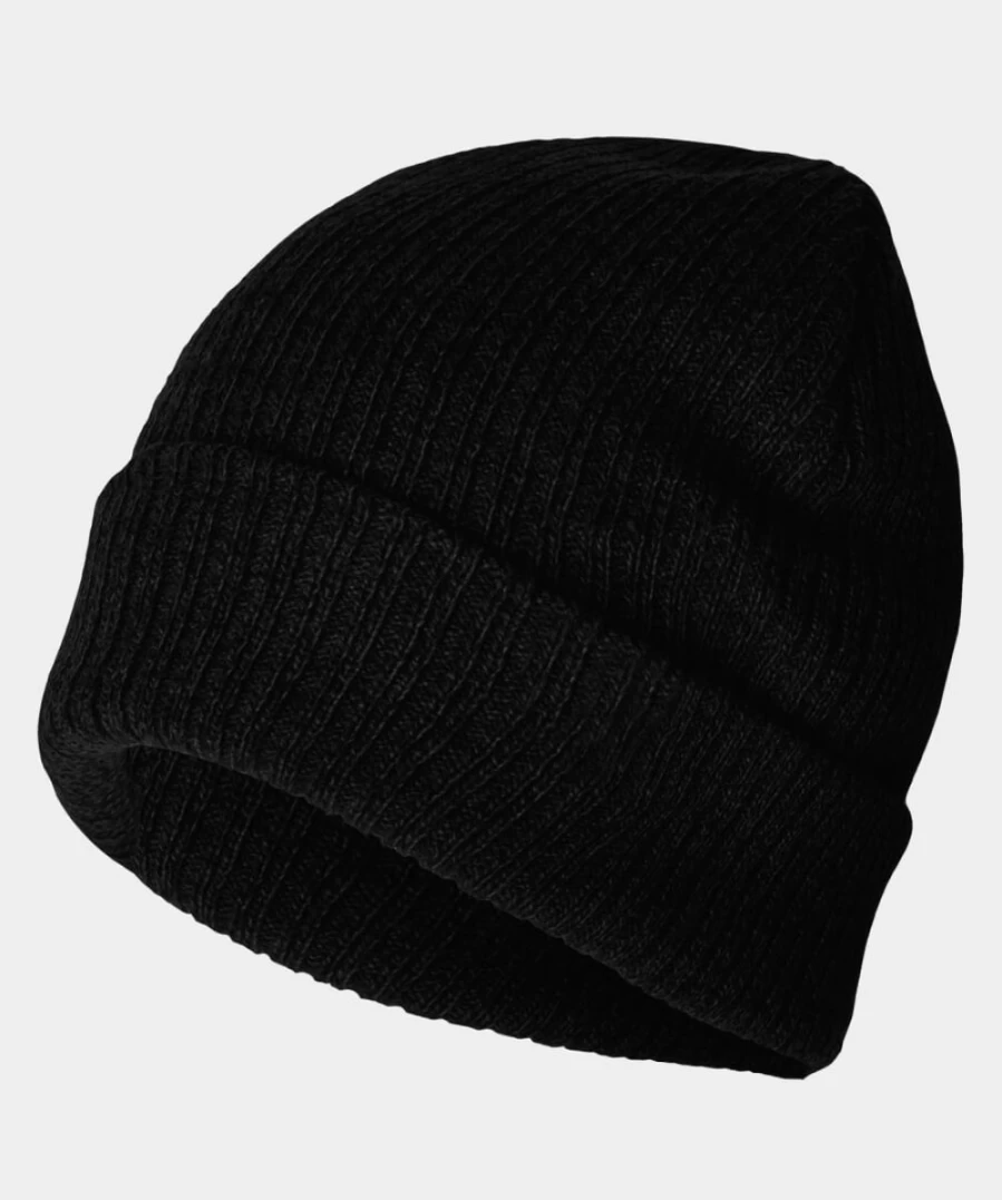 Joe Browns Men's Black Slouchy Beanie - As It Stands Relaxed Fit Winter Hat