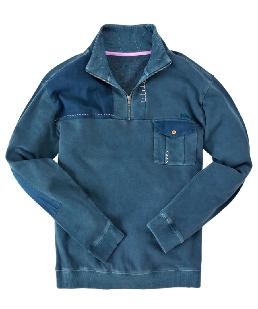 Joe Browns Men's Blue Customised Funnel - Carefree Style & Comfort