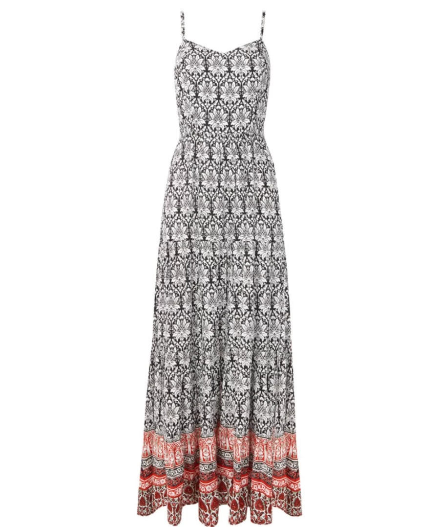 Joe Browns Women's Bold Border Dress - Multi Color Stylish Floral Print Summer Dress