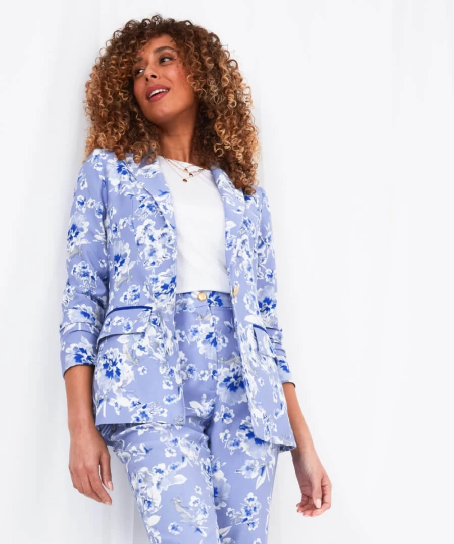 Joe Browns Women's Blue Rebecca Suit Jacket - Stylish Tailored Blazer for Women
