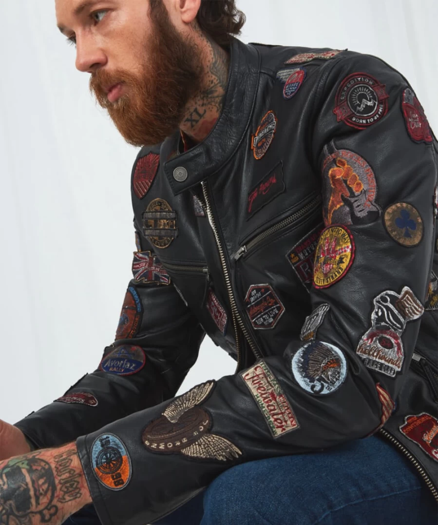 Joe Browns Men's Black On Tour Leather Jacket – Premium Biker Style Outerwear