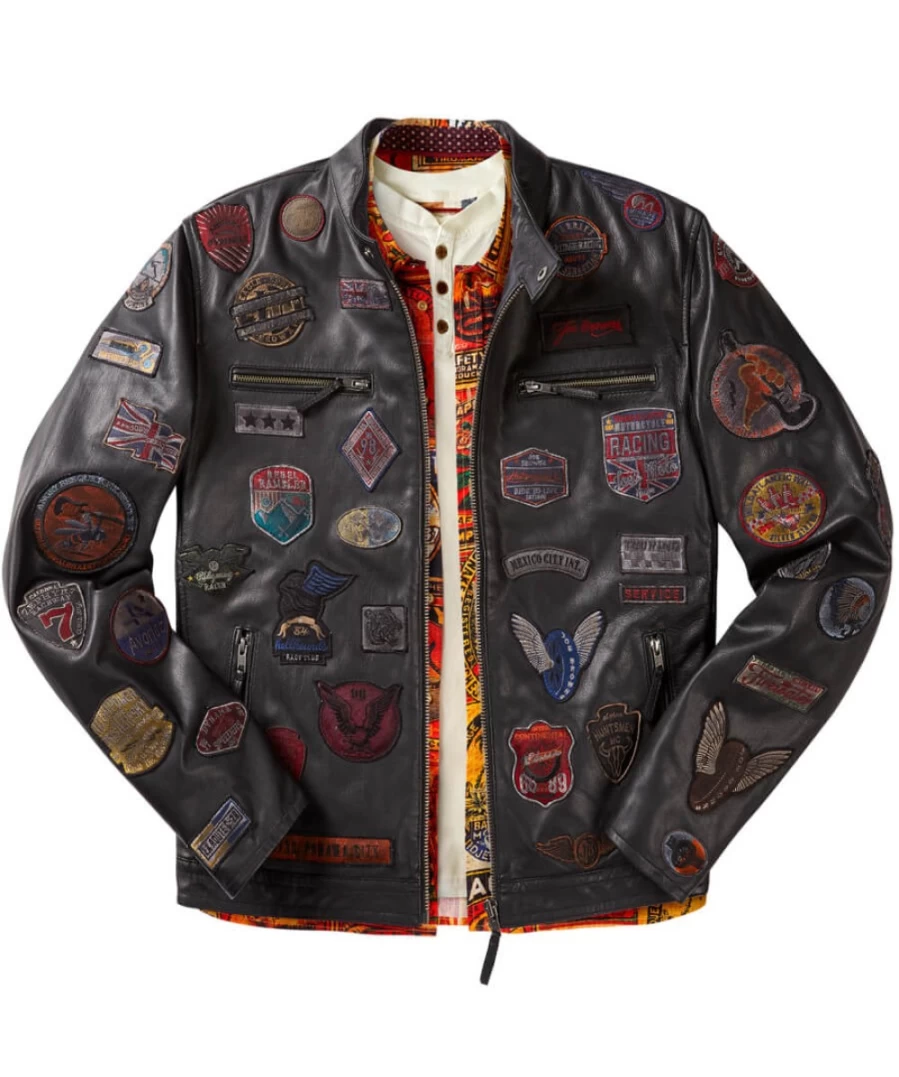 Joe Browns Men's Black On Tour Leather Jacket – Premium Biker Style Outerwear
