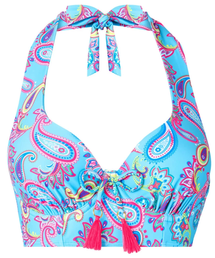 Joe Browns Women's Blue Multi Boho Bikini - Maldives Inspired Beachwear