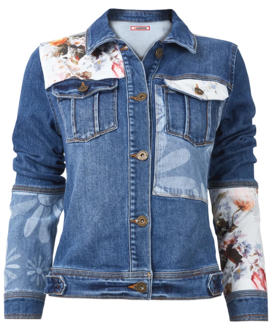"Joe Browns Women's Multi-Color Patchwork Jacket – Summer Fashion Essential"
