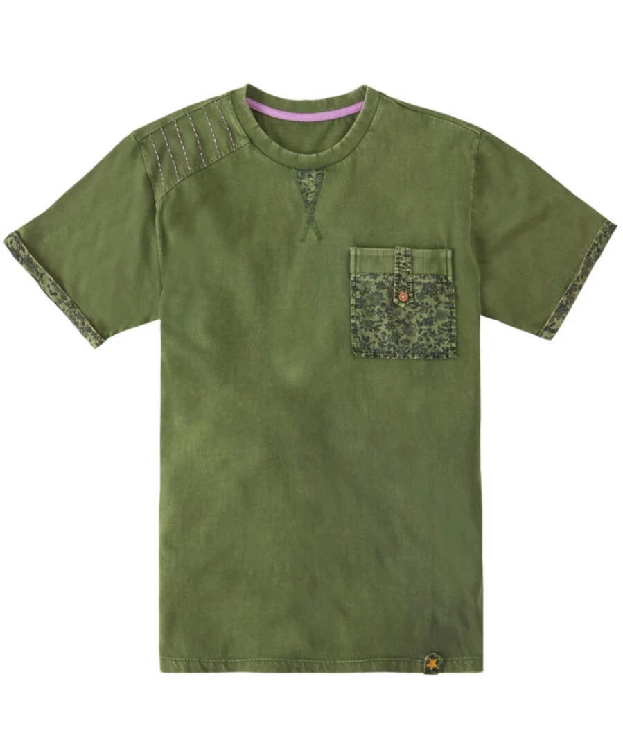 Joe Browns Men's Khaki Reminisce Tee - Casual Comfort Fit T-Shirt
