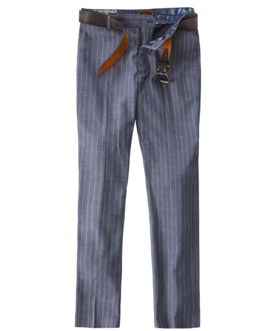 Joe Browns Men's Blue Deadly Dapper Trouser - Stylish Formal Pants for Men