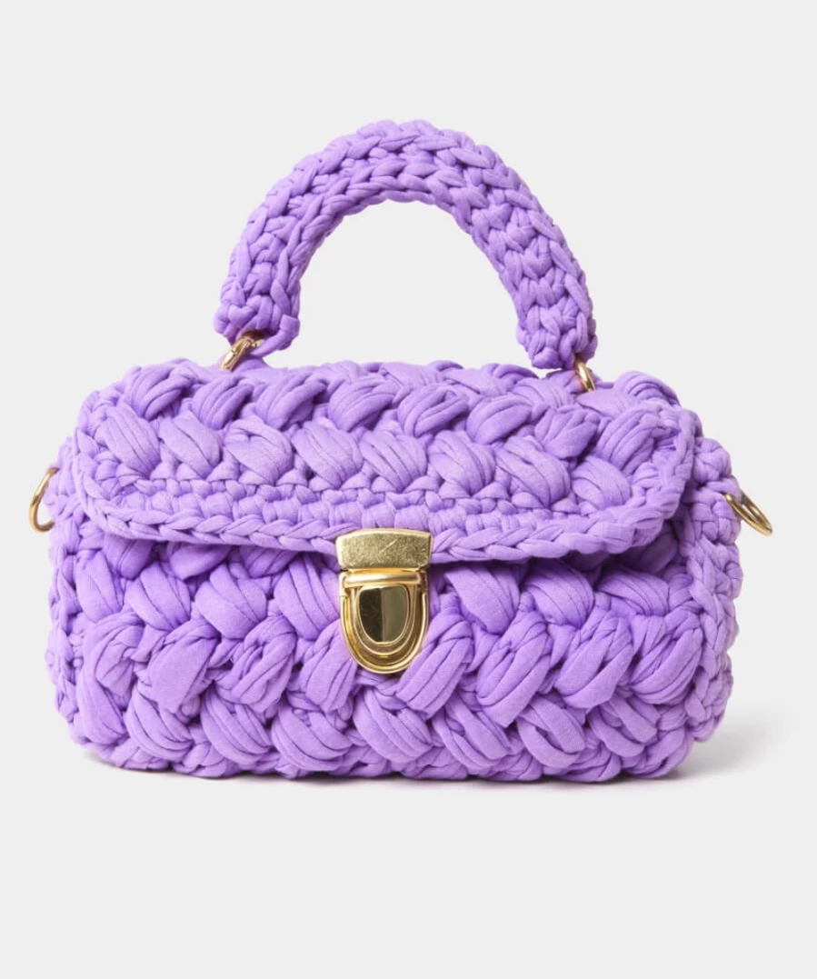 Joe Browns Women's Lilac Paris In Spring Bag - Elegant Floral Handbag for Women