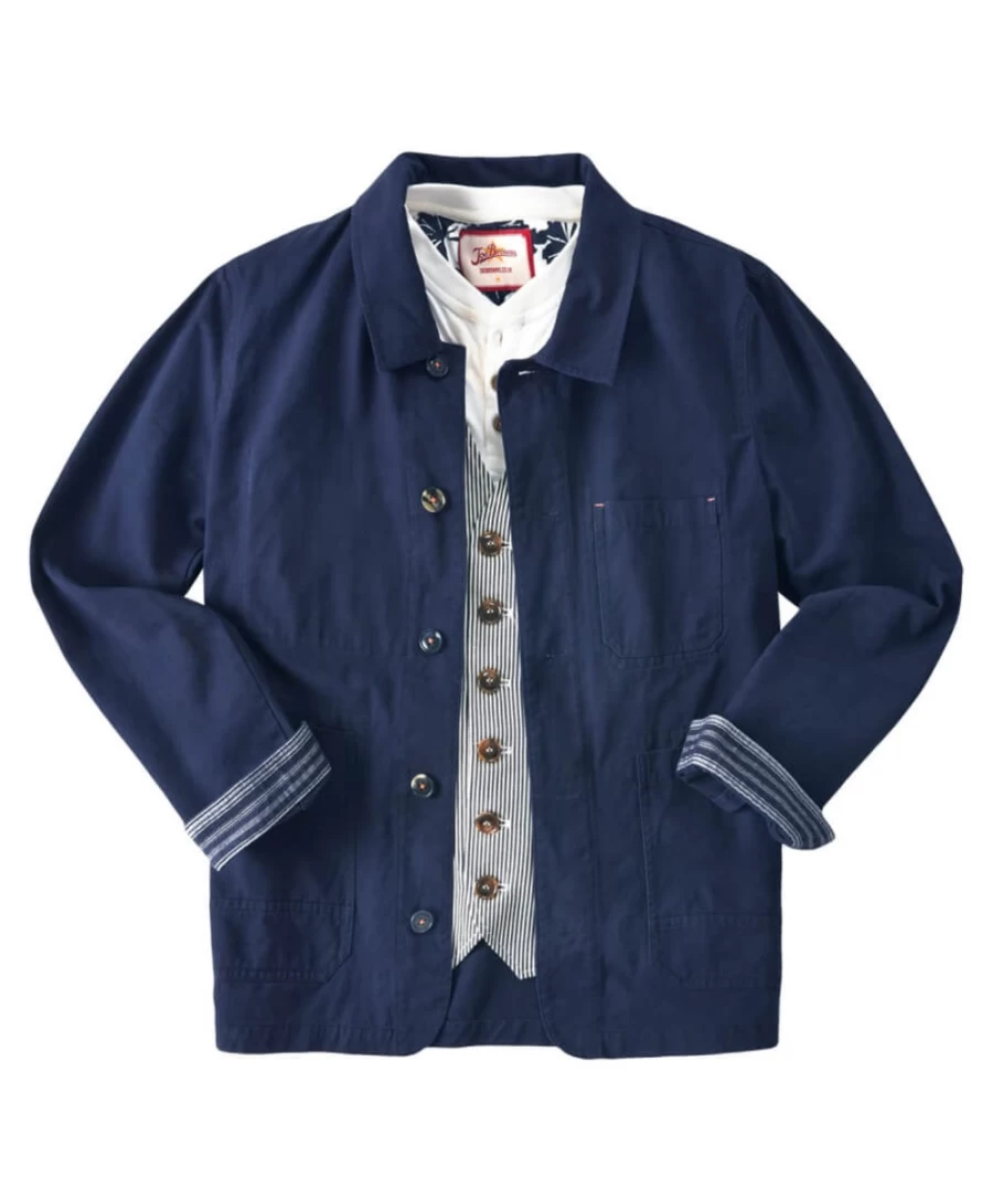 Joe Browns Men's Blue Work Hard Play Hard Jacket - Casual Stylish Coat