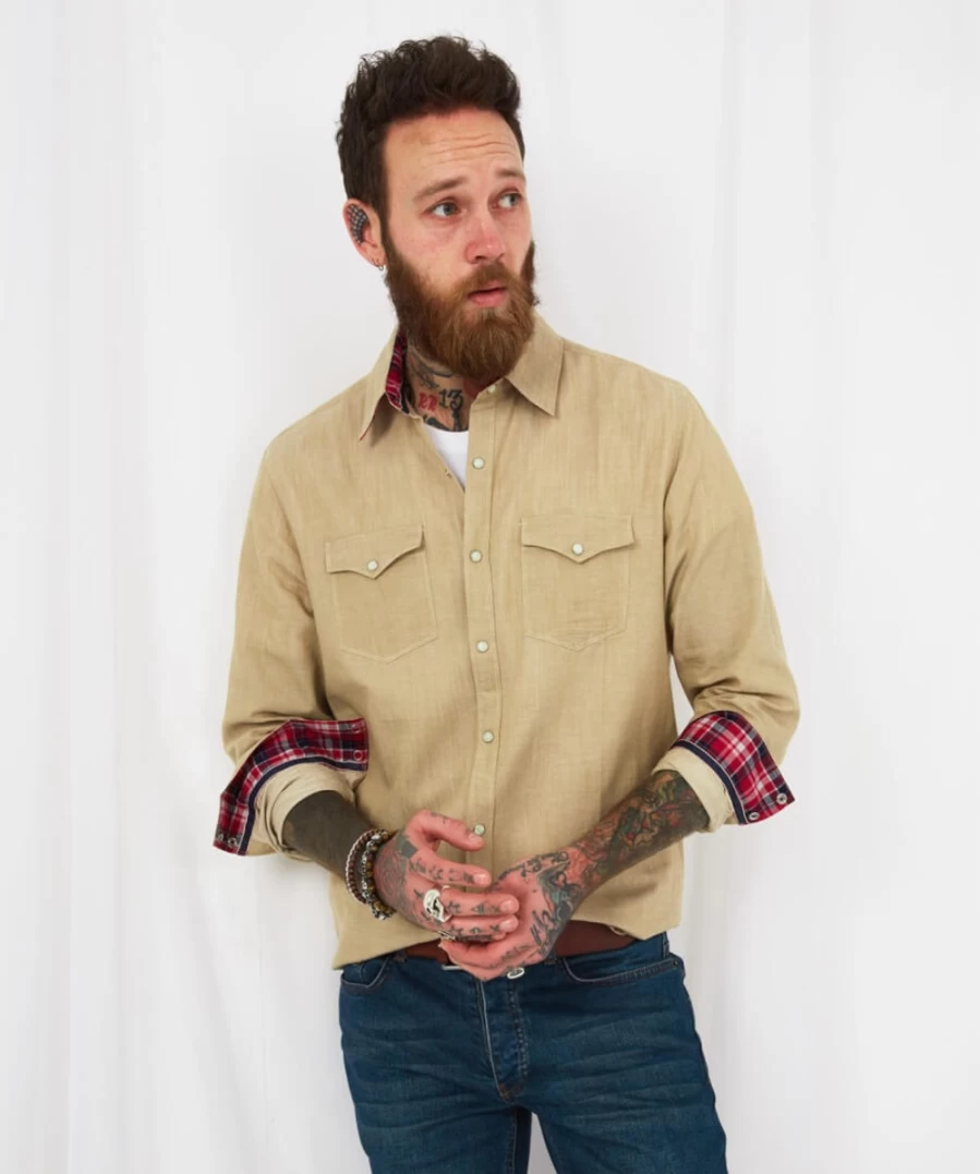 Joe Browns Men's Sand Loving Life Shirt - Casual Comfort Top