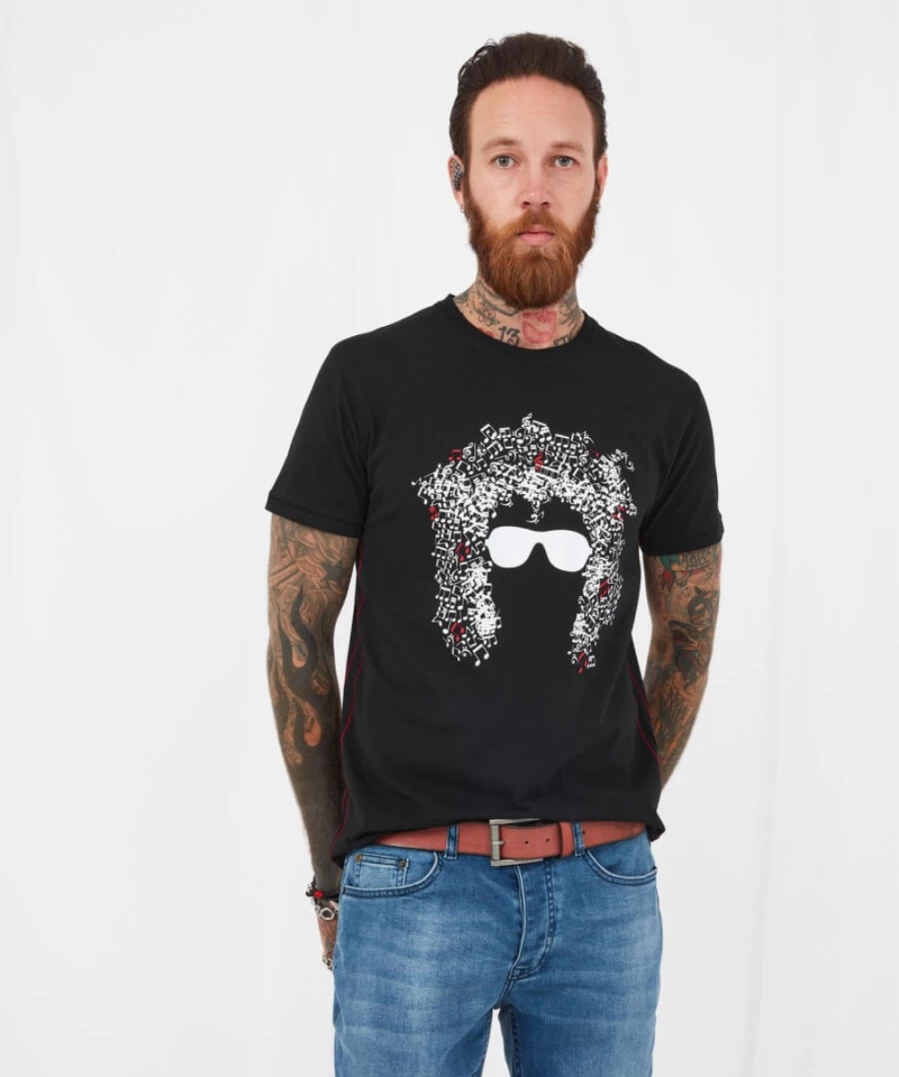 Joe Browns Men's Black Cooler Than Cool T-Shirt - Stylish Casual Tee