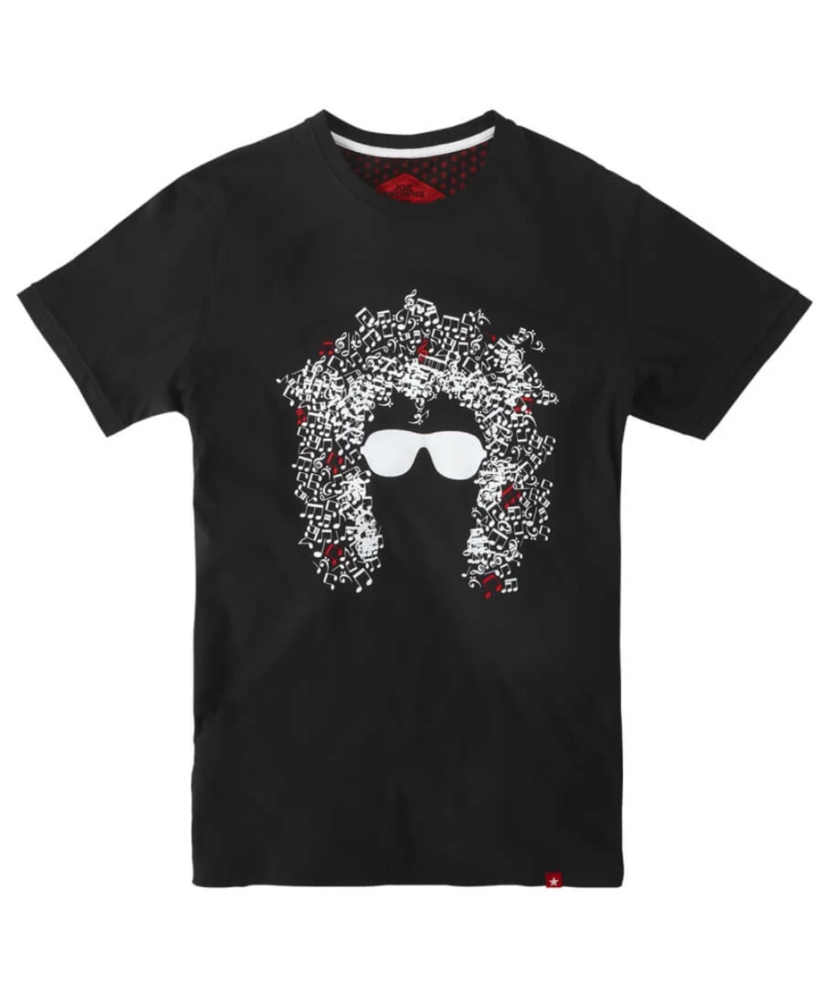 Joe Browns Men's Black Cooler Than Cool T-Shirt - Stylish Casual Tee